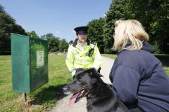 Dog owners urged to poop scoop in town park