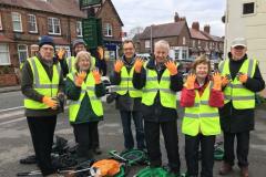 Volunteers working to keep Wilmslow litter free