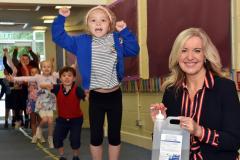 King's pupils are jumping for joy as school re-opens