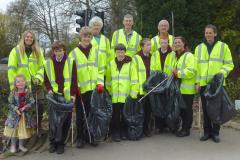 Volunteers spring clean Wilmslow