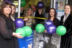 Actress declares charity shop officially open