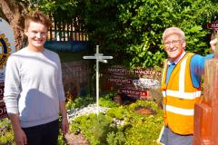 School's Tatton Flower Show garden installed at Handforth Station