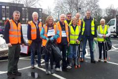 Wilmslow Spring Clean underway