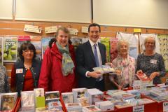 Chancellor makes annual visit to charity Christmas card shop