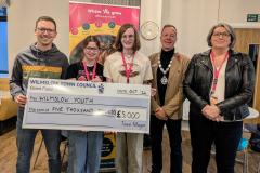 Wilmslow Youth awarded community grant for counselling and mental health early intervention projects