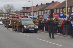 Hundreds pay their respects to Lance Corporal Jamie Webb