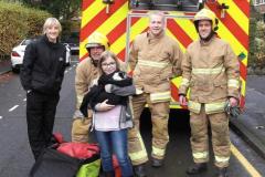 Firefighters rescue cat stuck up tree for two days