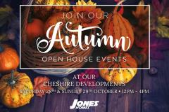 Autumn festivities & open house events at Jones Homes Cheshire developments