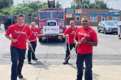 Firefighters to pull a vintage truck for charity
