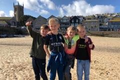 Young footballers raising money for under-privileged children