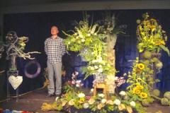 Flower club joined by national demonstrator