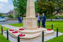 George Osborne remembers the fallen in Handforth