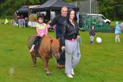 Charity fun day braves the rain