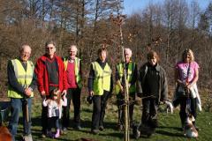 Friends plant commemorative tree in town park