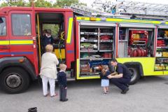 Wilmslow firefighters delight children with school visit