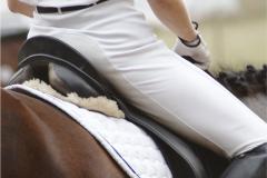 Perfect posture for horse riders