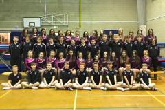 Trampolining team jumps for joy