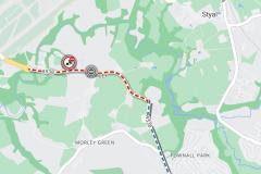 Section of Altrincham Road to close