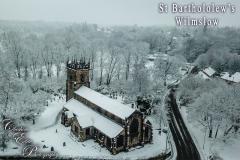 Reader's Photos: Looking down on snowy Wilmslow