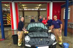 Wilmslow firefighters collect bucketloads for charity
