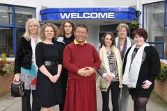 Lama Abhay Rinpoche visits Wilmslow High