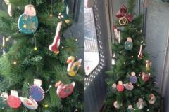 Schoolchildren's festive art on display at Handforth Station