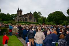 Hundreds gather at vigils for Manchester attack victims