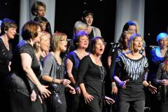 Chorus warms up for Christmas show