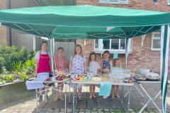 School friends bake cakes for children's charity