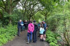 Wet weather fails to dampen launch of Lindow Moss Heritage Trail launch