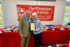 Charity Christmas Card Shop founder presented with prestigious High Sheriff Award