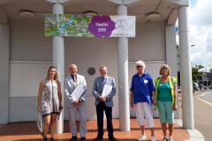 In Bloom judges visit Wilmslow for national finals
