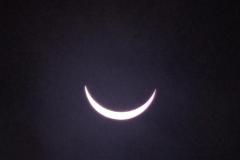 Today's partial solar eclipse above Wilmslow