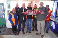 After 40+ years, another name totem returns to Handforth station