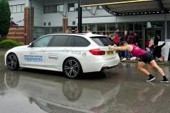 Marathon car push raises £3,500