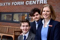 Trio of young scientists receive Cambridge offers