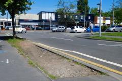 Churned up verges to be paved over