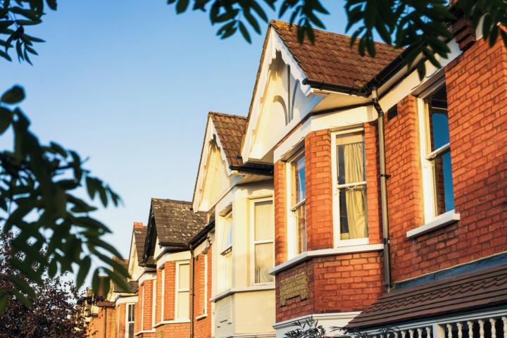 terrace of houses