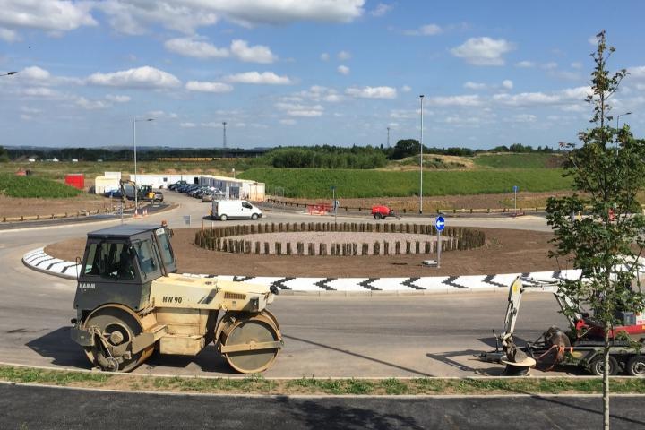 Road construction Cheshire East