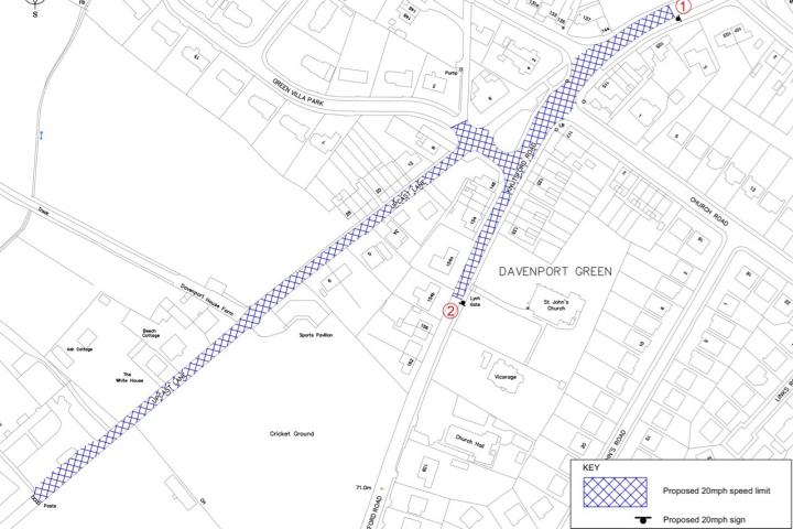 Lindow Primary Knutsford Rd 20mph