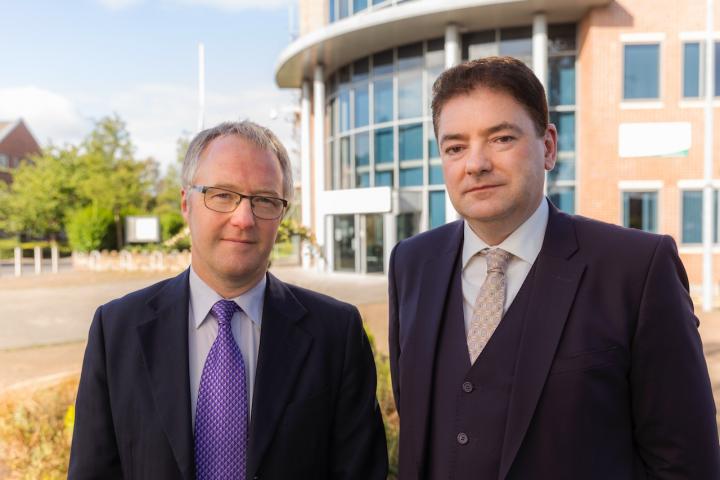 Cllrs Sam Corcoran (left) and Craig Browne