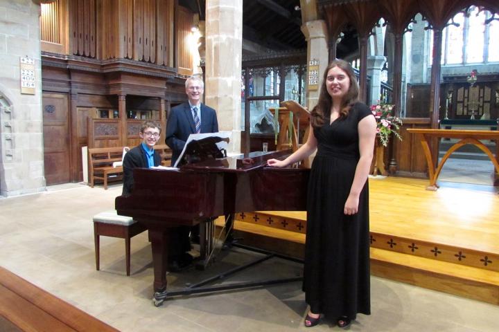 l-r George Herbert, Philip Underwood, Isabel Paterson