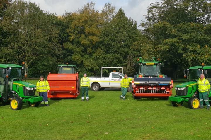 Playing fields machinery 1