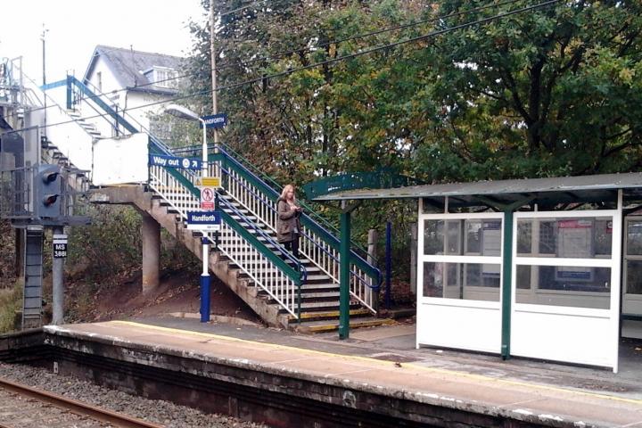 Handforth Station Steps