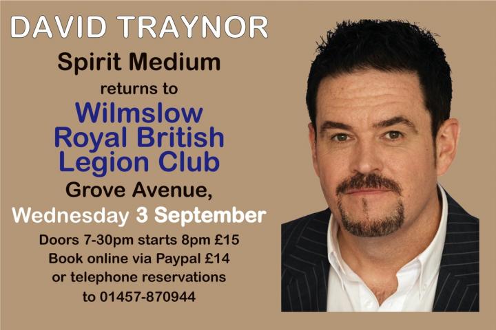 David Traynor Wilmslow advert copy