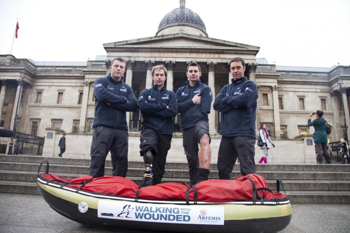 L-R Sergeant Steve Young Captain Guy Disney, Captain Martin Hewitt 