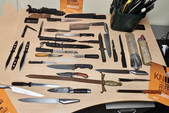 Warrington LPU Knife Amnesty