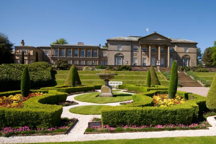 Tatton Park mansion from Italian Garden