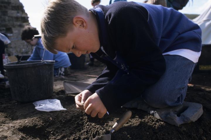 What will you find - join the Muck and Melons' dig in the Upper Garden at Quarry Bank Mill! c National Trust